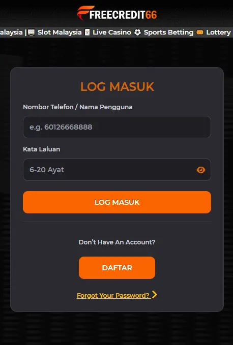 FreeCredit66 Login 